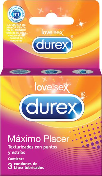 Durex Máximo Placer X3 Condones Durex 4697